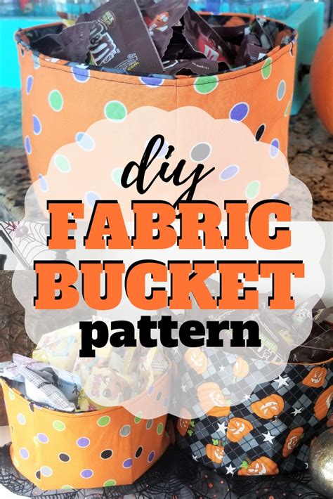 fabric covered bucket patterns